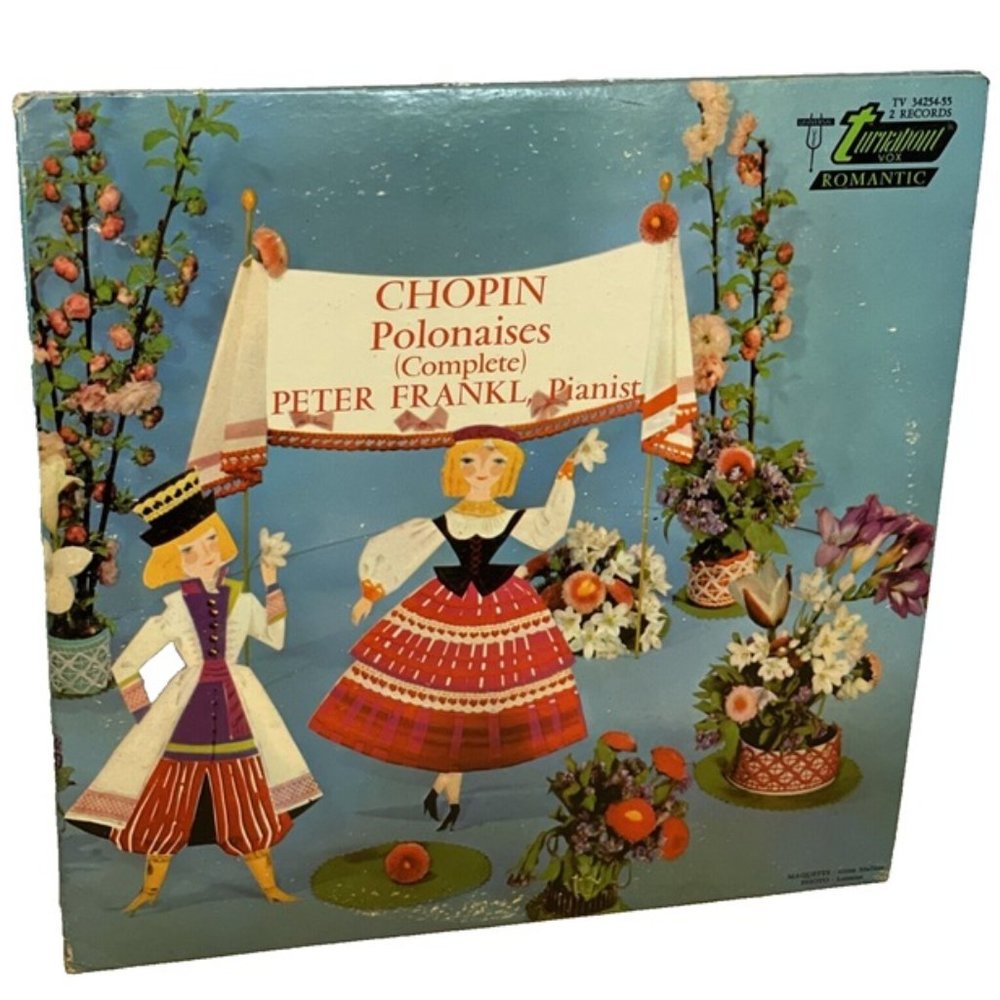 Chopin Polonaises (Complete) (Vinyl, 1968, 2x LP) Turnabout TV 34254-55 NM LP